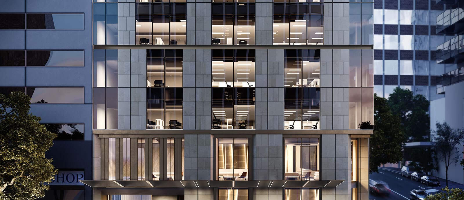 Commercial office tower in the Sydney CBD