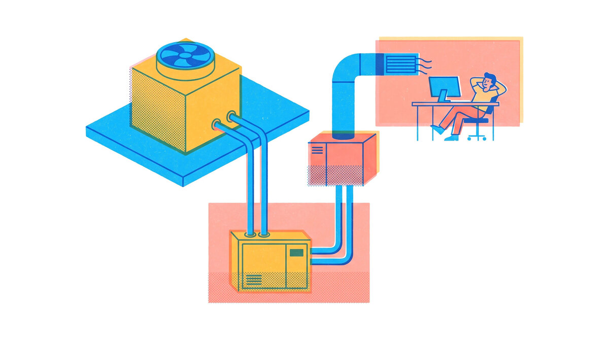 Riso illustration for the Cooling Fundamentals course